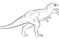 tyrannosaurus ausmalbilder