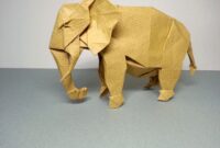 origami elefant