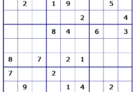 sudoku mittel schwer