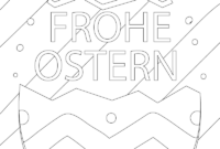 frohe ostern schrift zum ausmalen