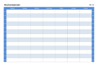 wochenplan zum ausdrucken pdf