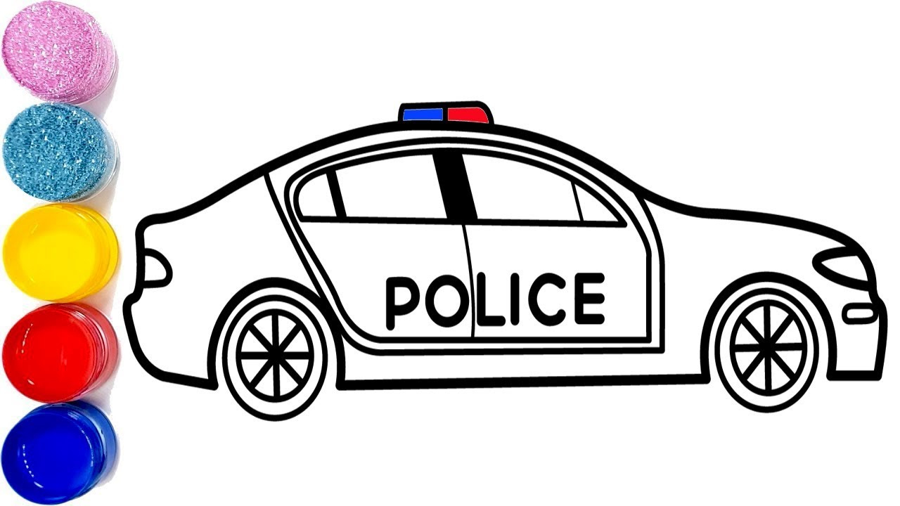 Polizeiauto Malen - kinderbilder.download | kinderbilder.download