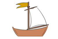 vorlage segelschiff