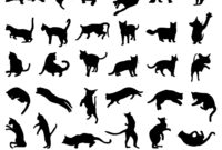 katzen silhouette