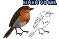 kleiner vogel zeichnen