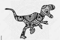 mandala dinosaurier