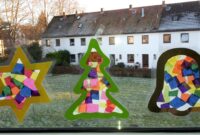 fensterbilder weihnachten basteln vorlagen kostenlos