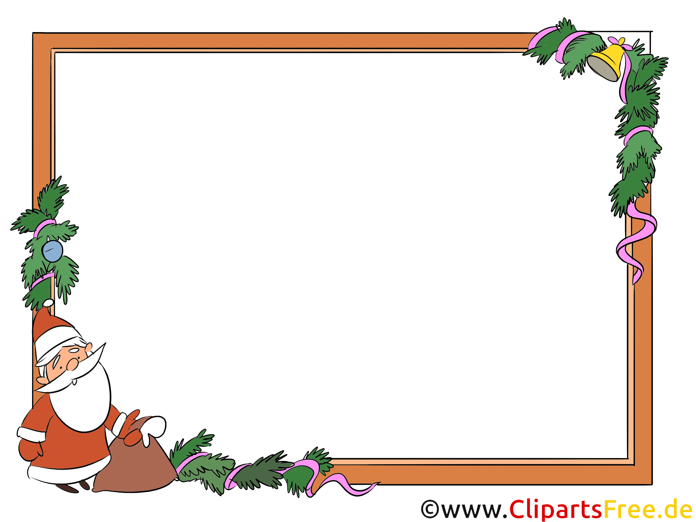 Marco de navidad clipart