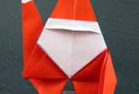 origami papier weihnachten