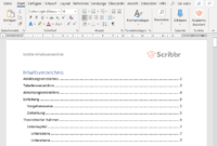 inhaltsverzeichnis ohne datum