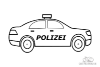 polizeiauto zum ausmalen