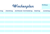 to do liste wochenplan zum ausdrucken