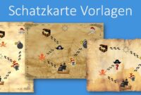 schatzkarte malen vorlage