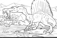 ausmalbilder spinosaurus