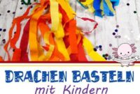 drachen basteln kindergarten