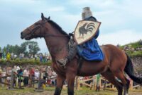 ritter mit lanze