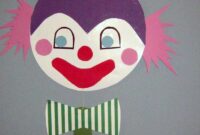 fensterbild clown schablone