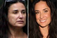 demi moore plastic surgery before after