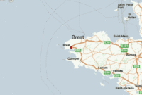 brest france map during ww2