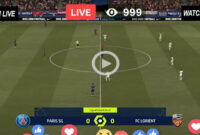 psg lorient streaming live