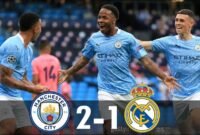 man city vs real madrid score today