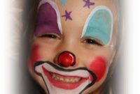 clown gesicht malen einfach