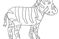 zebra ausmalbilder