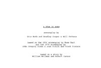 a star is born script