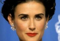 demi moore with short hair