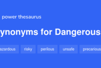 very dangerous synonym