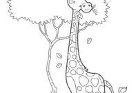 giraffe bilder zum ausdrucken