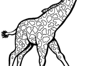 malvorlage giraffe