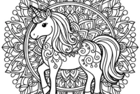 mandala einhorn