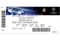 real madrid fixtures tickets