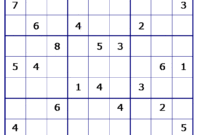 sudoku schwer ausdrucken