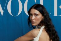 bella hadid celebrates being