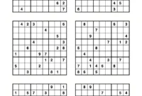 sudoku mittel zum ausdrucken