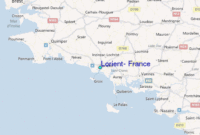 lorient france map