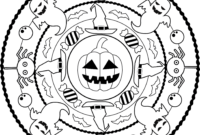 halloween mandala zum ausdrucken