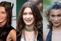 bella hadid before & after