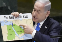 netanyahu israel map