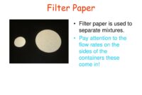 put the substance in a filter paper