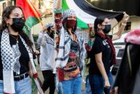 bella hadid palestine protest
