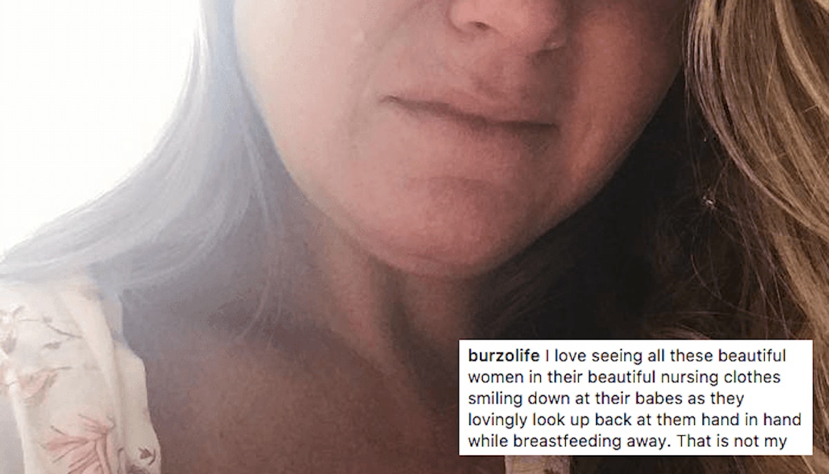 This Mom's Breastfeeding Instagram Selfie Is As Real As It Gets