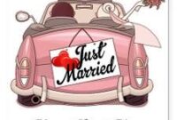 just married auto ausdrucken