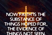 evidence of things hoped for scripture