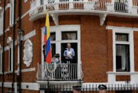 julian assange living quarters embassy