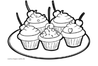 cupcakes zum ausmalen