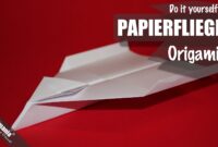 papierflugzeug falten