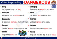 synonyms for dangerous place